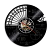 3D Art Decorative Silent Wall Clock 12 Inch Vinyl Record Clock Timepiece Modern Design Home Decor Quartz Clock