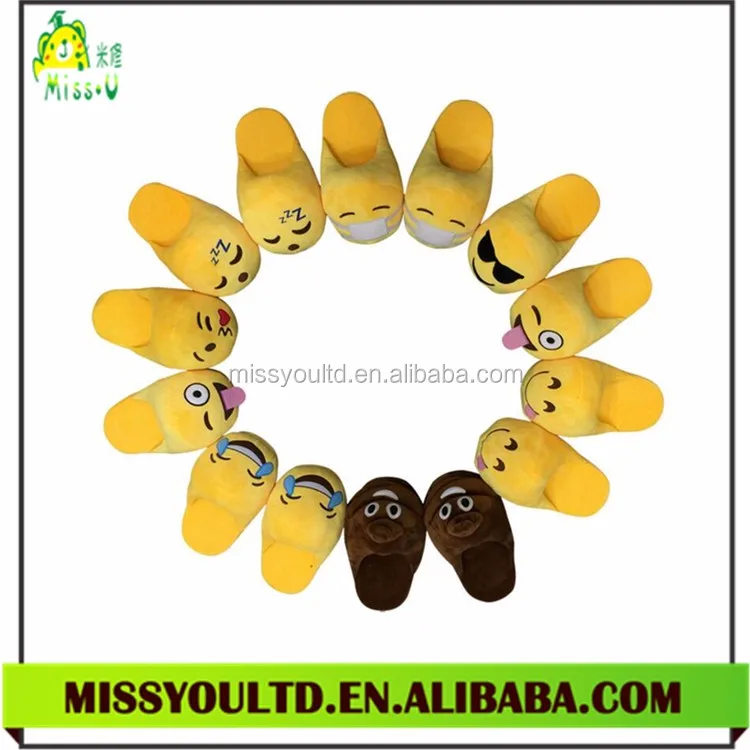 Wholesale Child Indoor Emoji Slipper