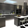 Modern black beautiful kitchen factory for sale