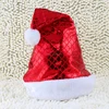 Personalized Blank Mermaid Scale Santa Claus's Caps Christmas Hats