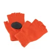 Winter fashion custom acrylic knit fingerless gloves