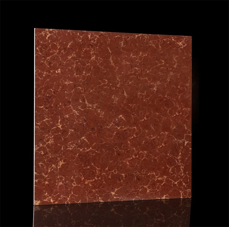Pulati High Gloss Red Stone Ceramic Floor Tiles Vietnam