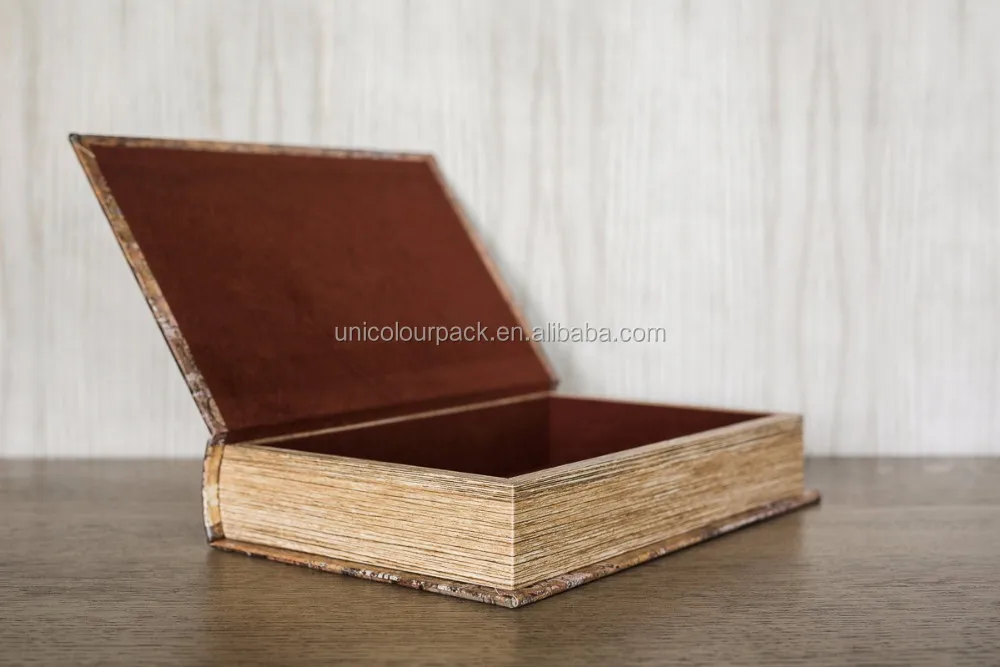 High Grade Custom Cardboard Fake Book Shape Empty Gift Box Buy Book