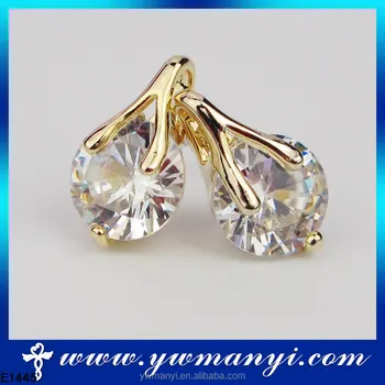 High Quality New Design Yiwu Futian Market Dragon Mart Dubai Cubic High Quality New Design Yiwu Futian Market Dragon Mart Dubai Cubic Zirconia Earring