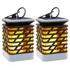 Solar garden wall country yard park plaza Lights Waterproof Flickering Flames lantern Lights Outdoor Landscape Decoration YH0812