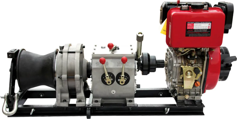 5 Tons Speedy Diesel Engine Powered Winch 24m/min Buy Diesel Engine