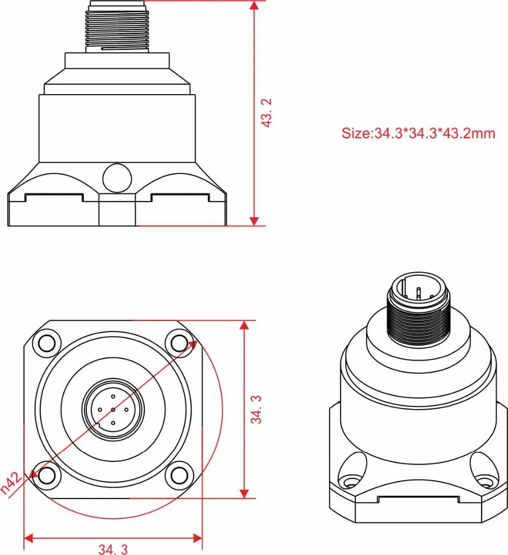 Akf392b Low Cost 3 Axes Vibration Sensor/accelerometer Transducer Buy 3 Axes Vibration Sensor