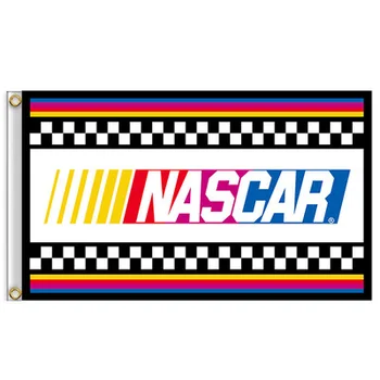Custom 90x150cm Polyester Nascar Checkered Flag Banner Buy