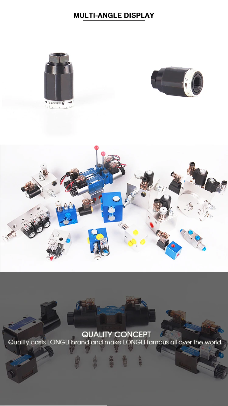 Chinese Manufacturer MG MK8G Rexroth type hydraulic throttle inline check valve