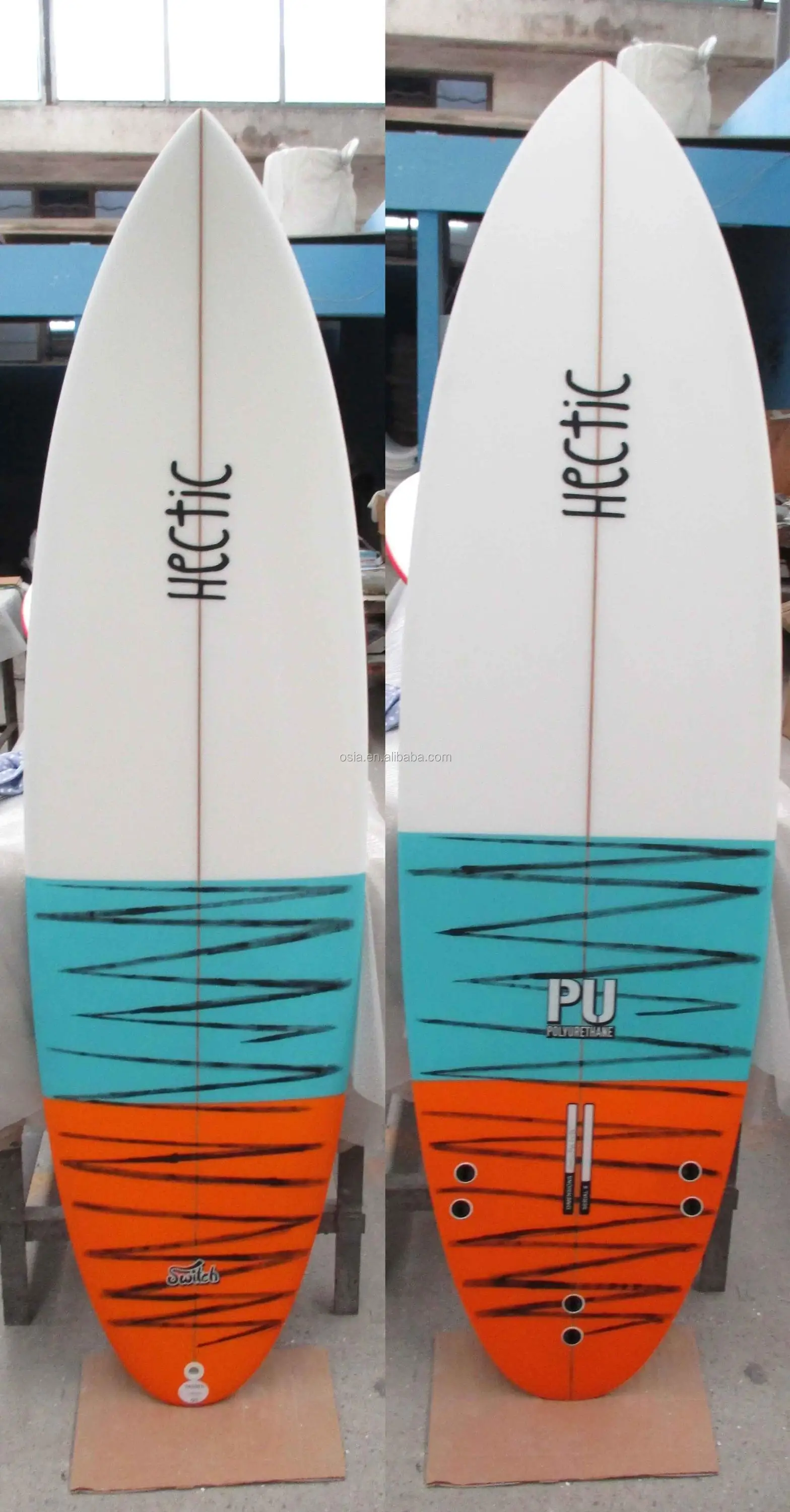 6'4 Surfboard Epoxy Shortboard,Fiberglass Cloth Epoxy Surfboard With ...