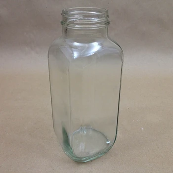 clear glass spice bottles