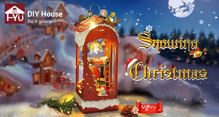 diy christmas dollhouse