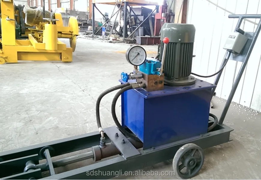 Post Tension Prestressed Cable Prestressed Concrete Tensioner Machine