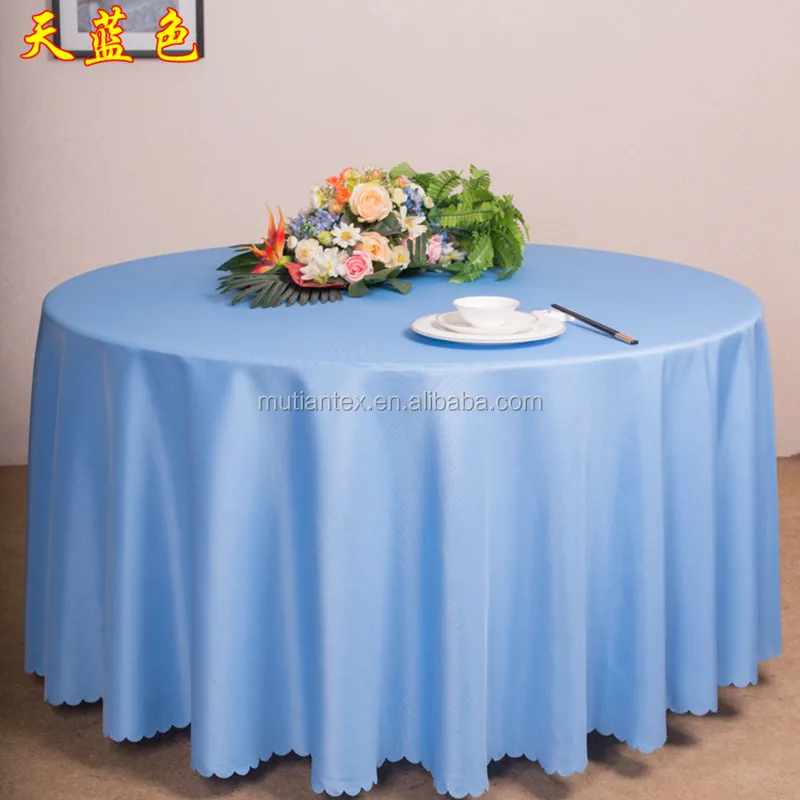 100polyester Oxford Round Table Cloth 100 Recycled Polyester