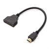 HDMI Splitter Cable 1 Male To Dual HDMI 2 Female Y Splitter Adapter in HDMI HD LED LCD TV 30cm 1 In 2 Splitter Adapter Converter