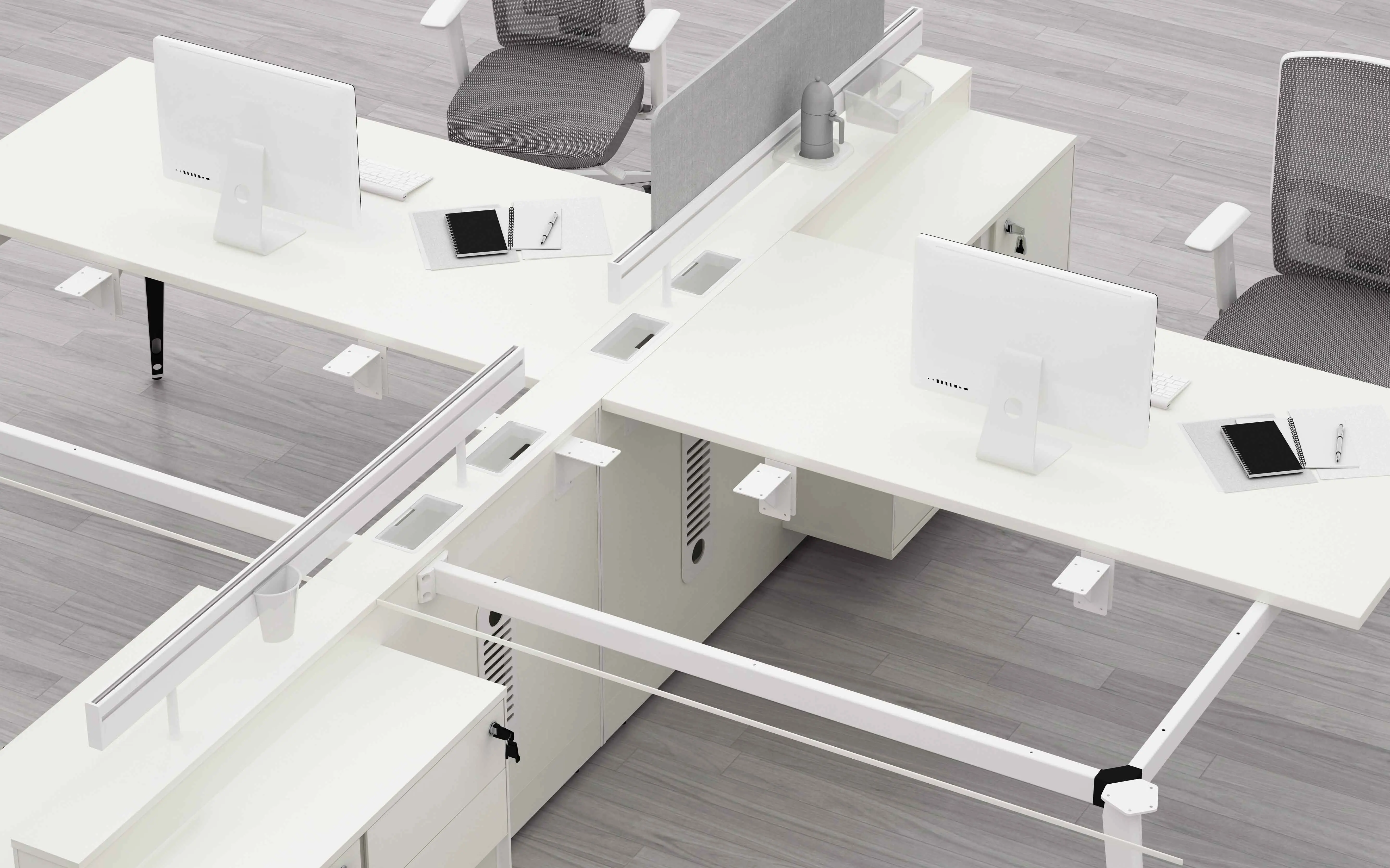 New Design 4 Seater Office Desk Modern Glass Office Desk Ceo Office Desk Oem Factory Buy