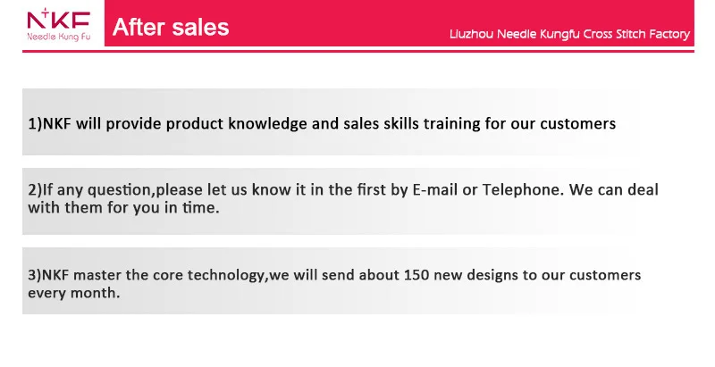 10 After sales of  cross stitch 