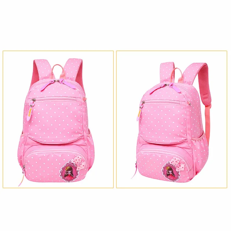 Wholesale Cute Pink Child Backpack School Bag Set For Girls Princess ...