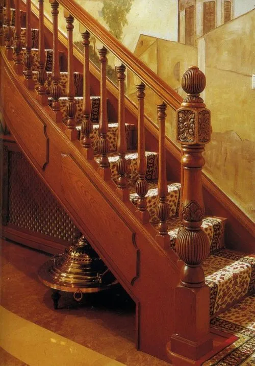 Red Oak Handrail Antique Aaa Grade Wood Newels Red Oak Handrail Antique Aaa Grade Wood Newels