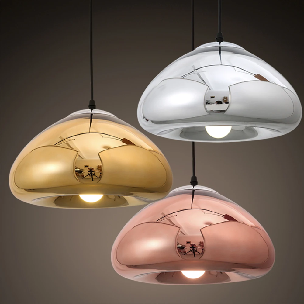 Vendita caldo semplice stile contemporaneo lampadario in vetro ... Lampade A decorazione Sospensione