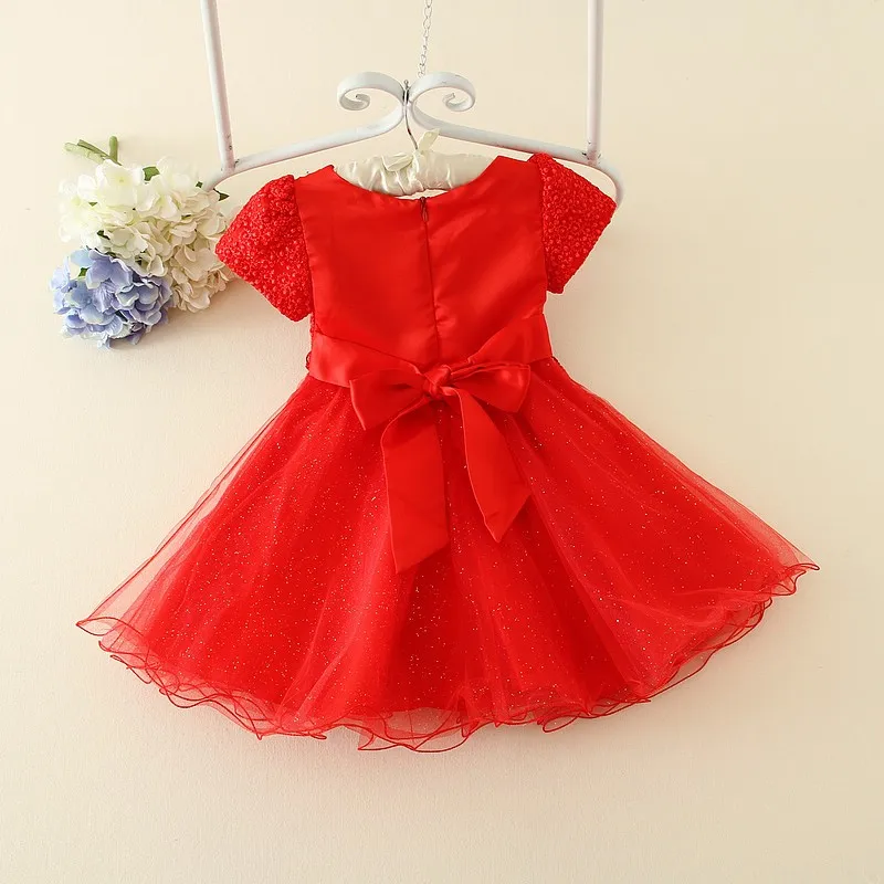 New Pakistan Pageant Red Princess Tutu Girls Party Dress 3-9 Years Old ...