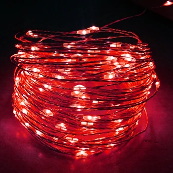 High Quality Solar Strands Red Amber Tulip Christmas Led Cable High Quality Solar Strands Red Amber Tulip Christmas Led Cable Lighting Fairy String Lights