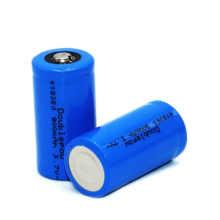 3.7v 900mah 18350 Li-ion Rechargeable Battery With Point Top For ...