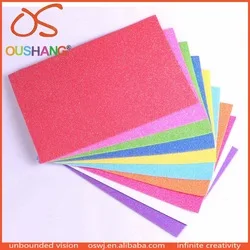 printed glitter eva foam