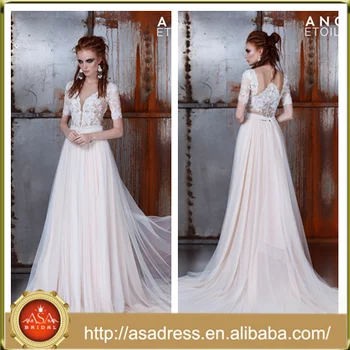 Ae 10 Charming See Through Corset Bridal Gown Wedding Dress With