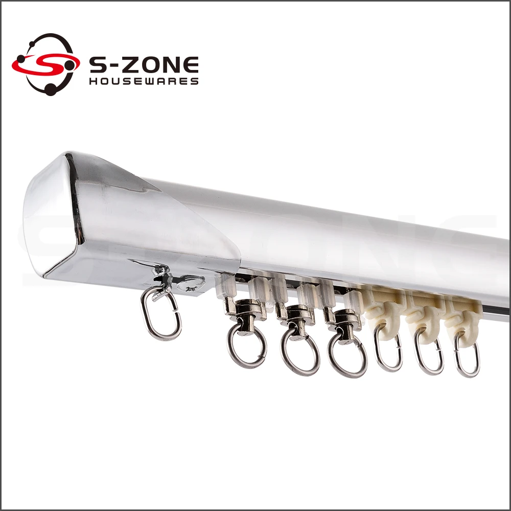 Ceiling Mounted Aluminum Heavy Duty Curtain Rail For Window Buy