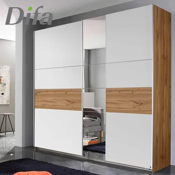 Bedroom Double Color Designs Compact Laminate Wardrobe ...