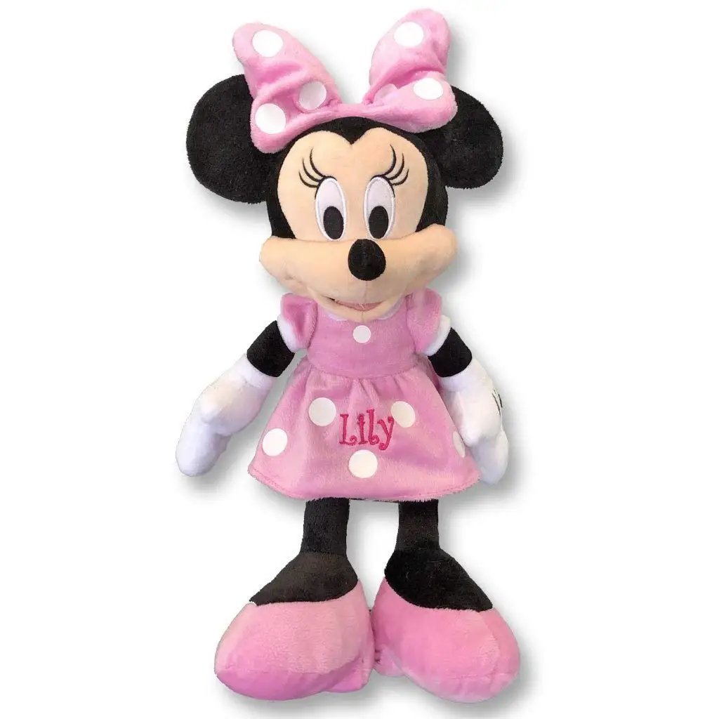 personalized minnie mouse plush