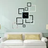 Modern art decoration acrylic wall clock