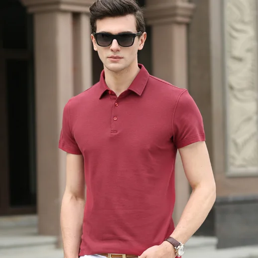 SUNNY Store Mens Summer Trend Half Sleeve Short Polo Shirt
