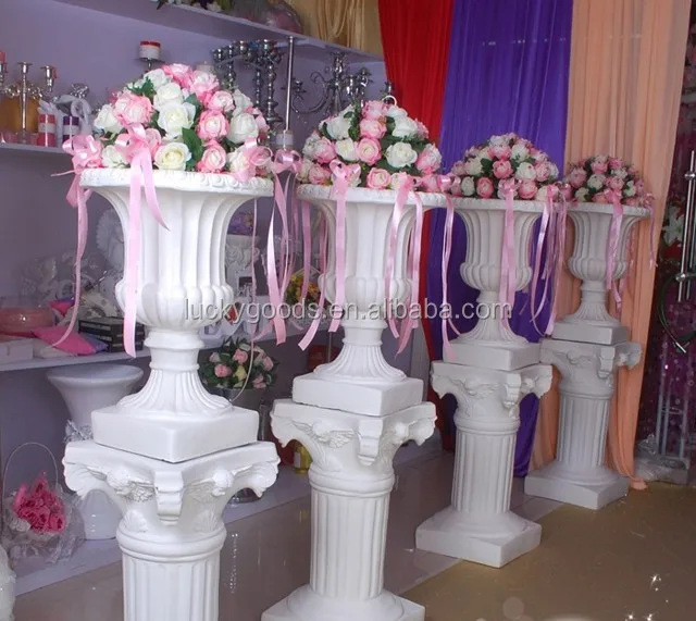 Bulk Stage Decorative Wedding Pillars In With Flower Pot Buy