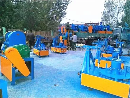Double sides car tire sidewall cutting machine