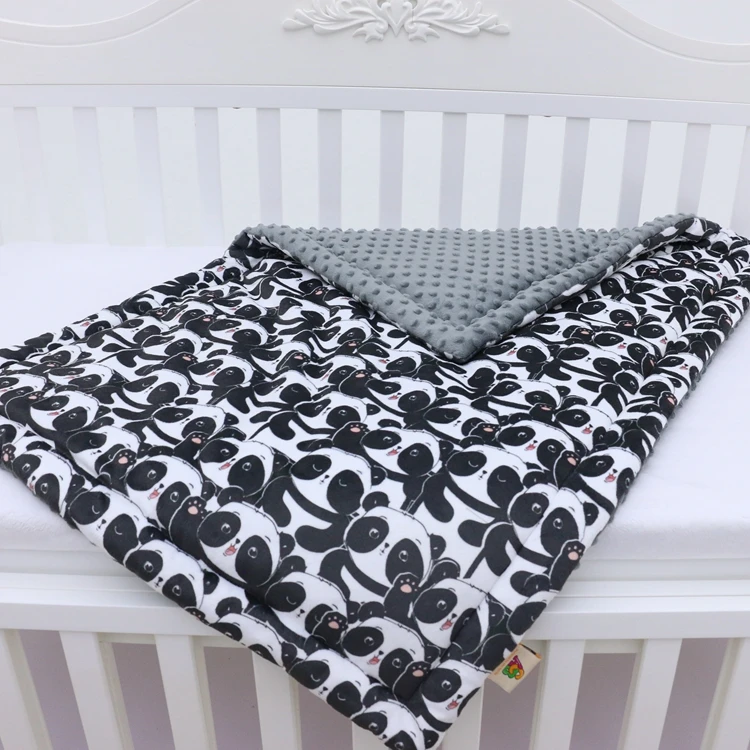Chinese 100 Cotton Baby Swaddle Breathable Cot Quilt Buy Minky Kids
