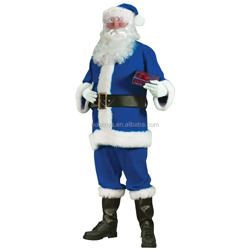 gobierno madera Cambiarse de ropa Recién Llegado Disfraz De Santa Claus/santa Azul - Buy Disfraces De Santa  Claus Product on Alibaba.com
