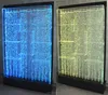 Home decoration bubble wall water panel led room divider water dancing bubble wall
