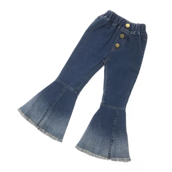 Wholesale Fresh Design Baby Girl Pants Long Jeans Bell-bottom Trousers ...