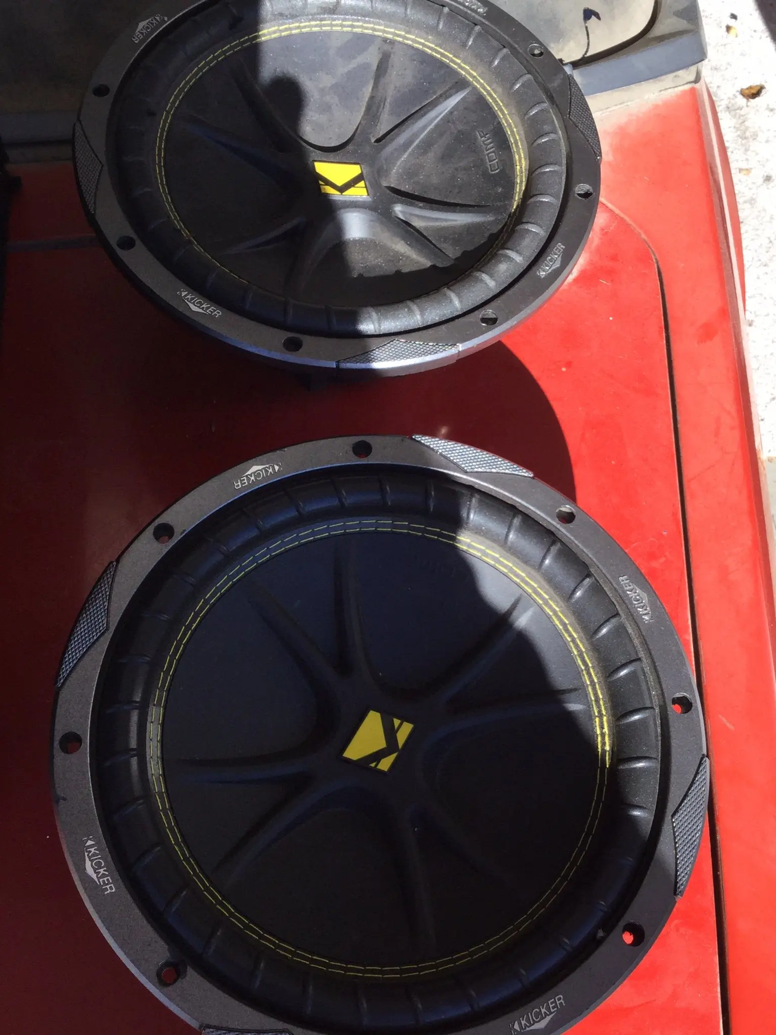 Get Quotations · 2) New KICKER 10C104 Comp 10" 600 Watt 4 Ohm Car Subwoofers Combo C10