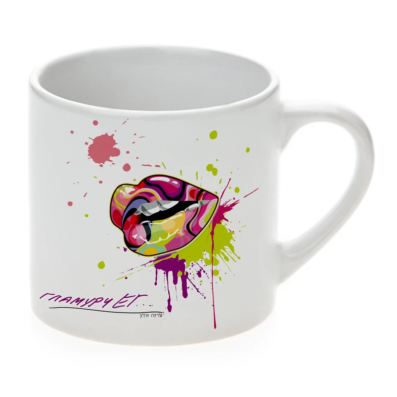 6oz Sublimation Small White Mugs Coffee With Printed Logo 6oz Sublimation Small White Mugs Coffee With Printed Logo
