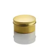 Wholesale 1 oz 2 oz 3 oz 4 oz Rose Gold Aluminum Cream Jar Empty Candle Box Tin Can For Cosmetic (NAL03)