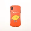 cartoon fruit orange lemon printing cell phone case summer glossy fresh style mobile phone cover for iphone series BIA108