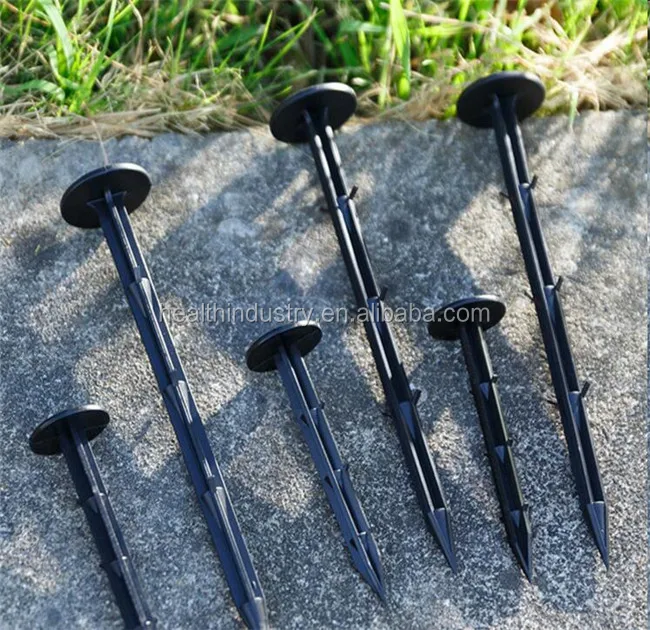 Black Ground Cover Fixing Pinsplastic Pegs 6inch Length Buy Garden Plastic Nailsplastic 6412