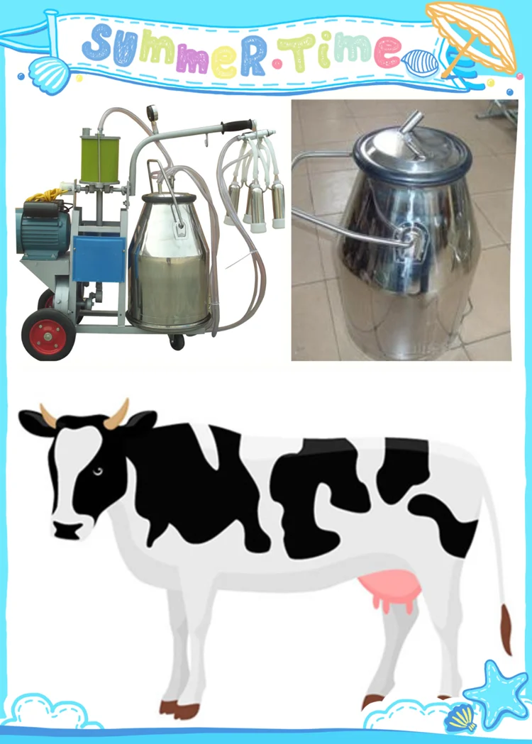 Electric Milking Pulsator Vacuum Pump Air Cow Milking Machine Milker Goat 