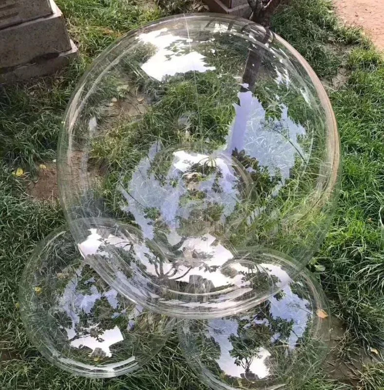 TF New design 18 Inch LED CLEAR bobo balloon popular led balloon with