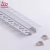 Led Plaster Series Profile Ceiling Flat Aluminum Profile Wall Mounted Led Profile