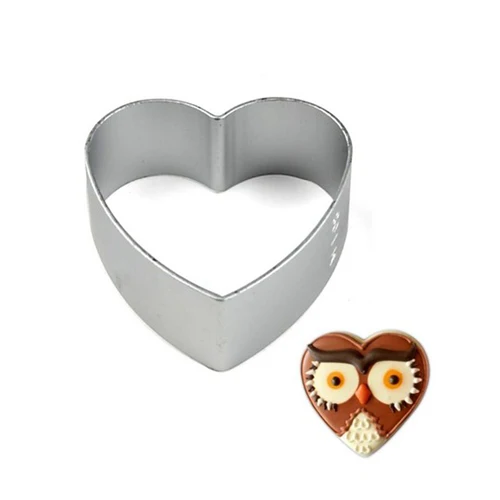 Christmas Kitchen Loving Heart Shaped Aluminium Tools Alloy Pastry Biscuit Cookie Cutter Baking Mould Free Shipping