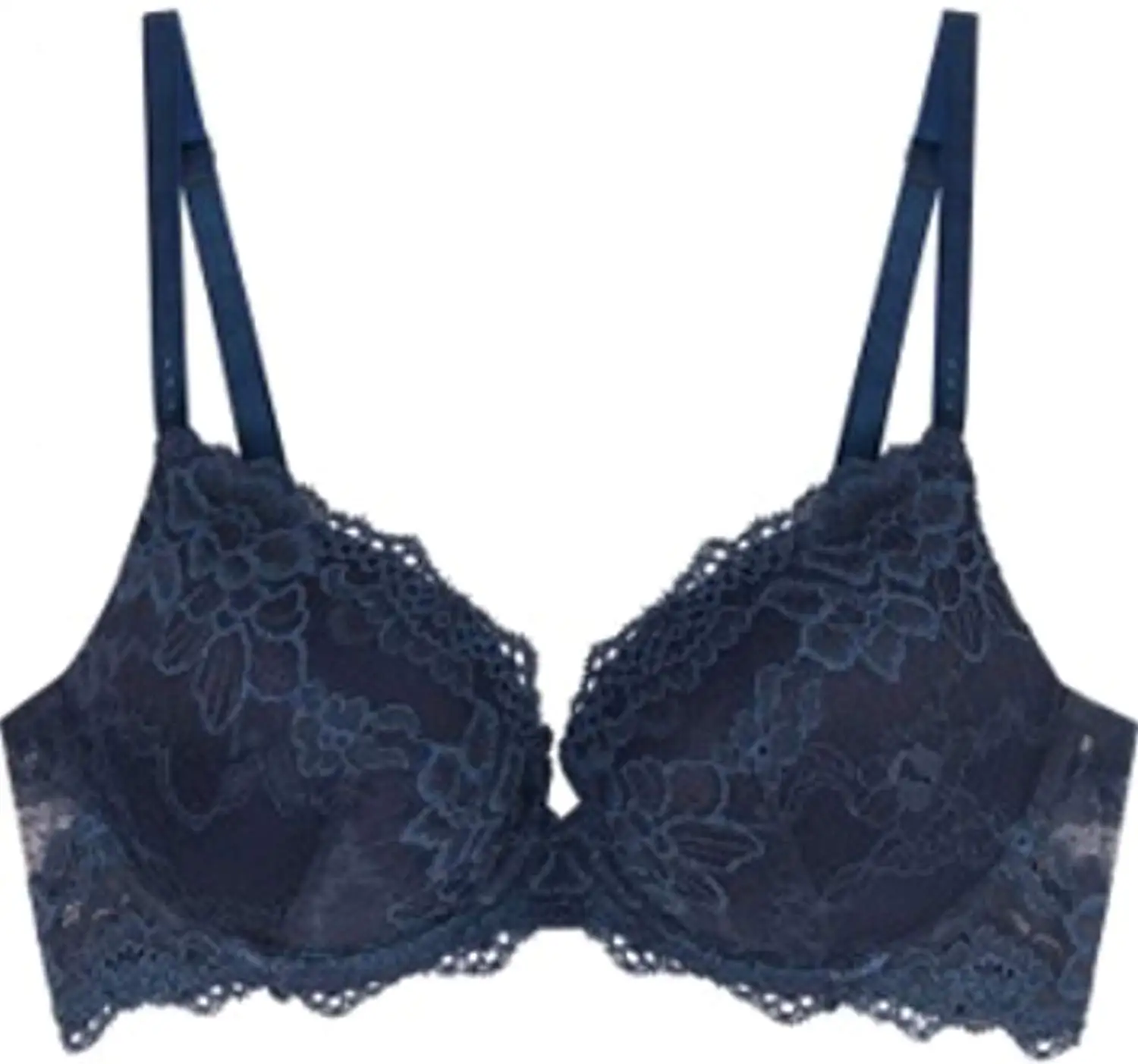Buy Pleasure State 804053 My Fit Lace Underwired Contour Padded Plunge ...